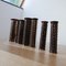 Brutalist Copper Vases of Various Heights, 1970s, Set of 8, Image 3