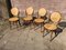 Mid-Century Bistro Stühle aus Bugholz & Rattan von Michael Thonet für Radomsko, 1960er, 4er Set 15
