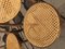Sillas de bistró Mid-Century de madera curvada y ratán de Michael Thonet para Radomsko, años 60. Juego de 4, Imagen 14