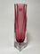Mid-Century Pink & Clear Murano Glass Vase by Alessandro Mandruzzato, 1960s 2