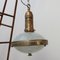 Lampe à Suspension Art Déco en Laiton et en Verre, 1930s 8