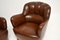 Antique Swedish Leather Armchair 6