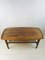 Vintage Scandinavian Wood & Glass Coffee Table with Magazine Rack, 1970s 3