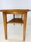 Vintage Scandinavian Wood & Glass Coffee Table with Magazine Rack, 1970s 4