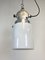 Industrial Aluminium & Milk Glass Ceiling Lamp, 1970s, Image 6