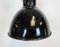 Bauhaus Industrial Black Enamel Pendant Lamp, 1950s, Image 5