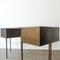 Mid-Century Custom-Made Brass & Lacquered Wood Cartier Desk, 1970s, Image 16