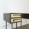 Mid-Century Custom-Made Brass & Lacquered Wood Cartier Desk, 1970s 12