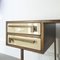 Mid-Century Custom-Made Brass & Lacquered Wood Cartier Desk, 1970s 9