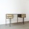 Mid-Century Custom-Made Brass & Lacquered Wood Cartier Desk, 1970s 10