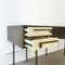 Mid-Century Custom-Made Brass & Lacquered Wood Cartier Desk, 1970s, Image 13