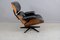 Mid-Century Leather Lounge Chair by Charles & Ray Eames for Vitra 9
