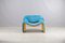 Vintage F598 Lounge Chair by Pierre Paulin for Artifort, 1970s 1