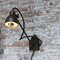 Mid-Century Industrial Brown Copper Sconce 4