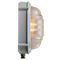 Industrial Gray Metal & Prismatic Glass Bulkhead Sconce from Coughtrie of Glasgow, 1950s 2