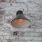 Mid-Century Industrial Black Enamel & Cast Iron Factory Sconce, Image 5