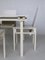 Tavolo da pranzo con sedie nello stile di Gerrit Rietveld, anni '80, set di 5, Immagine 13