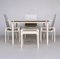 Dining Table & Chairs Set in the Style of Gerrit Rietveld, 1980s, Set of 5, Image 2