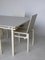 Tavolo da pranzo con sedie nello stile di Gerrit Rietveld, anni '80, set di 5, Immagine 5