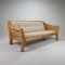 Anthroposophisches 2-Sitzer Anthrazitfarbenes 2-Sitzer Sofa, 1960er 1