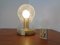 Tischlampe aus Eisglas & Messing von Doria Leuchten, 1960er 6