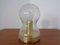 Tischlampe aus Eisglas & Messing von Doria Leuchten, 1960er 3