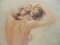 Litografia Nude Lady Mid-Century di Cassinari Vettor, Immagine 2
