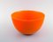 Swedish 3 Orange Colora Bowls by Sven Palmqvist for Orrefors 3