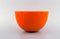 Bol 3 Colora Orange par Sven Palmqvist pour Orrefors, Suède 2