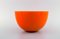 Swedish 3 Orange Colora Bowls by Sven Palmqvist for Orrefors 2