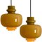 Glass Pendant Lights by Hans-Agne Jakobsson for Staff Braun, 1960s, Set of 2, Image 3