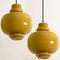 Glass Pendant Lights by Hans-Agne Jakobsson for Staff Braun, 1960s, Set of 2 5
