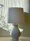 Lampada da tavolo in ceramica di Carrara di Wilhelm Kage, anni '40, Immagine 1