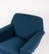 Dark Blue Wool Fabric Armchair, 1960s 2