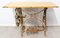 French Side Table with Beech Top and Sewing Machine Holder 3