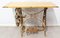 French Side Table with Beech Top and Sewing Machine Holder, Image 3