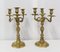 French Bronze Candleholders, 19th Century, Set of 2 1