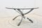 Aluminum and Glass Coffee Table by Knut Hesterberg for Ronald Schmitt 7