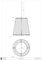 Brass and Rattan Pendant Light 12