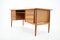 Teak Free Standing Writing Desk by Arne Vodder for H. P. Hansen, Denmark, 1960s 3