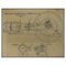 Large Original Technical Drawing of Air Compressor, 1925 1