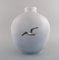 Large Vase in Hand Painted Porcelain from Royal Copenhagen, 1920s 4