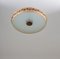 Mid-Century Scandinavian Ceiling Lamp in Brass and Glass by Hans Bergström 3
