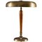 Mid-Century Swedish Table Lamp in Brass 1