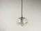 Transparent Glass Pendant Lamp by Koch & Lowy for Peill and Putzler, 1960s 6