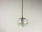 Transparent Glass Pendant Lamp by Koch & Lowy for Peill and Putzler, 1960s, Image 6