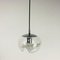Lampe à Suspension en Verre Transparent par Koch & Lowy pour Peill and Putzler, 1960s 5