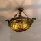 Italian Murano Glass Flower Chandeliers, 1930s, Set of 2, Image 3