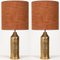 Bitossi Lamps from Bergboms, With Custom Made Shades by Rene Houben, Set of 2 12