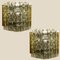 Wall Lamps in Brass and Glass, 1970s, Set of 2, Image 14
